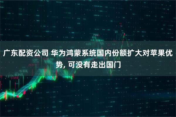 广东配资公司 华为鸿蒙系统国内份额扩大对苹果优势, 可没有走出国门