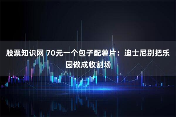 股票知识网 70元一个包子配薯片：迪士尼别把乐园做成收割场